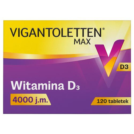 Vigantoletten Max 4000 j.m. tabletki, 120 sztuk