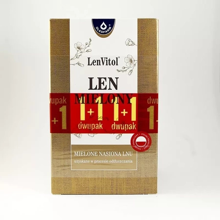 LenVitol Len mielony dwupak 200g+200g