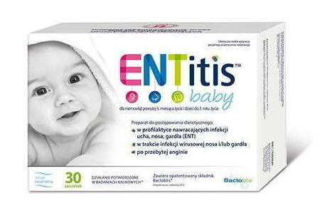 ENTITIS BABY proszek o smaku bananowym x 30 saszetek
