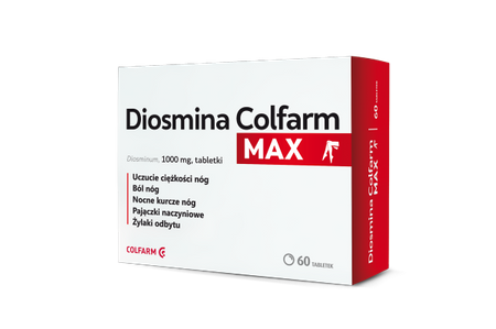 DIOSMINA COLFARM MAX 1000mg x 60 tabletek