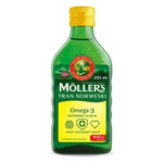 MOLLER'S TRAN NORWESKI płyn o smaku cytrynowym 250 ml