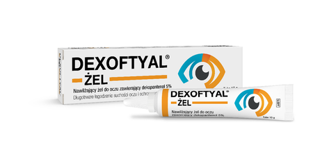 Dexoftyal® żel - nawilżający żel do oczu zawierający dekspantenol 5%, 10g