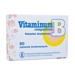 VITAMINUM B compositum x 50 tabletek drażowanych