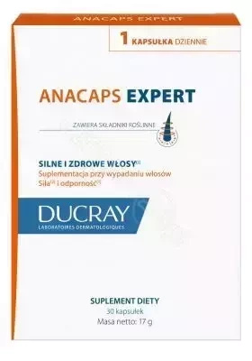 Ducray Anacaps Expert Trójpak 90 sztuk (3 x 30 kapsułek) 