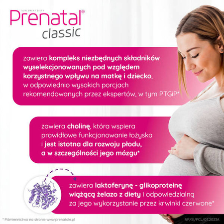 Prenatal CLASSIC kapsułki twarde, 90 sztuk