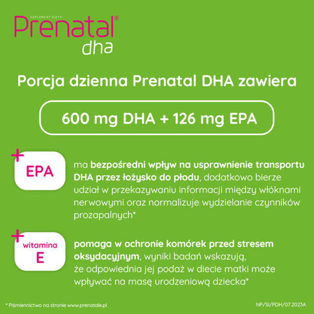 Prenatal DHA 30 kapsułek