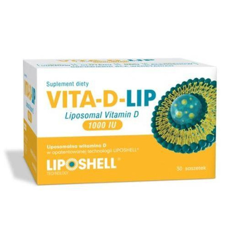 VITA-D-LIP Liposomal Vitamin D 1000 IU żel 5g *30 