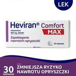 Heviran Comfort MAX 400mg, 30 tabletek. Lek na opryszczkę