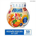 Vibovit Dino Żelki 4+ Witaminy dla dzieci, 50 sztuk