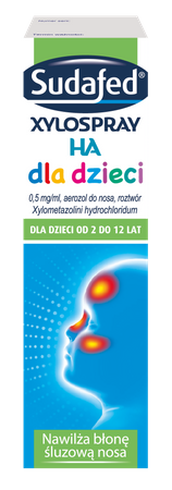 SUDAFED XYLOSPRAY HA DLA DZIECI  aerozol do nosa 10 ml  DATA WAŻNOŚCI 06.2025r.