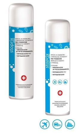 STOPRIX Aerozol do dezynfekcji rąk i powierzchni 90 ml