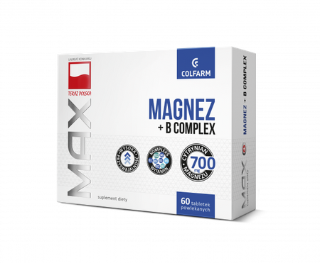 MAGNEZ + B COMPLEX x 60 tabletek