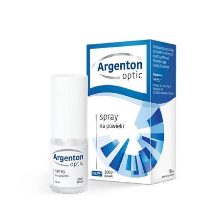 Argenton optic spray na powieki ze nanosreberem, 10ml