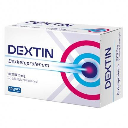 DEXTIN 25 mg x 30 tabletek powlekanych