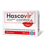 HASCOVIR CONTROL 200 mg x 25 tabletek