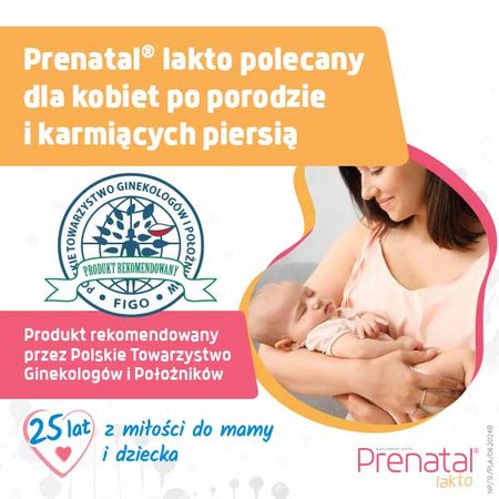 Prenatal Lakto kapsułki, 60 sztuk (30 + 30)