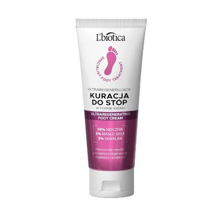 L'BIOTICA Ultraregenerująca Kuracja do stóp 75ml