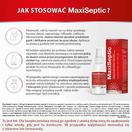 MaxiSeptic Aerosol na skórę 50ml