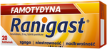 Famotydyna Ranigast 20 mg x 20 tabletek