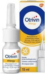 OTRIVIN ALLERGY aerozol do nosa 15 ml