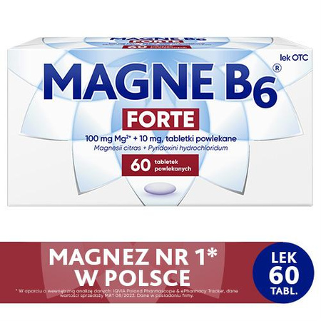 Magne B6 Forte tabletki powlekane, 60 sztuk