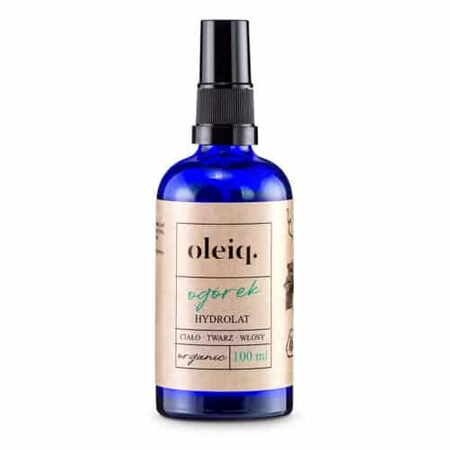 OLEIQ Hydrolat Ogórek, 100 ml DATA WAŻNOŚCI 01.24 r.