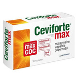 Ceviforte C+D MAX, 30 kapsułek DATA WAŻNOŚCI 12.2025r.