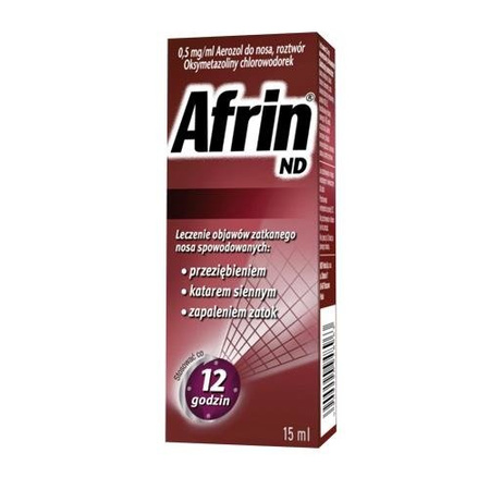 AFRIN ND 0,5 mg/ml aerozol do nosa 15 ml