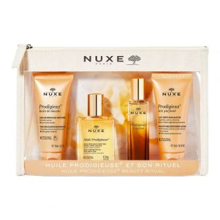 NUXE Prodigieuse Zestaw miniproduktów + kosmetyczka