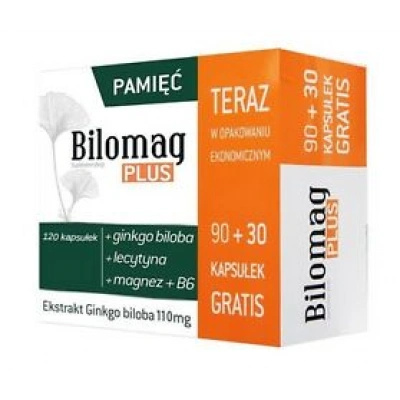 Bilomag Plus - 120 kapsułek (90 + 30 gratis)