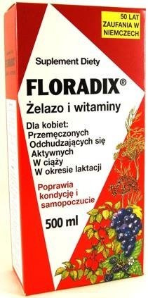 FLORADIX ŻELAZO I WITAMINY tonik 500 ml