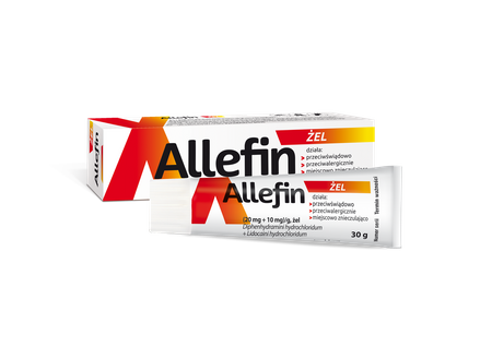 Allefin żel 20mg+10mg 30 g (tub.)