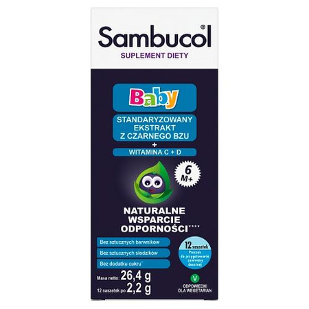 SAMBUCOL BABY proszek x 12 saszetek 