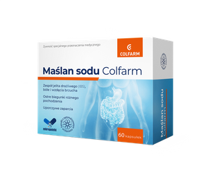 Maślan Sodu Colfarm kapsułki twarde, 60 sztuk