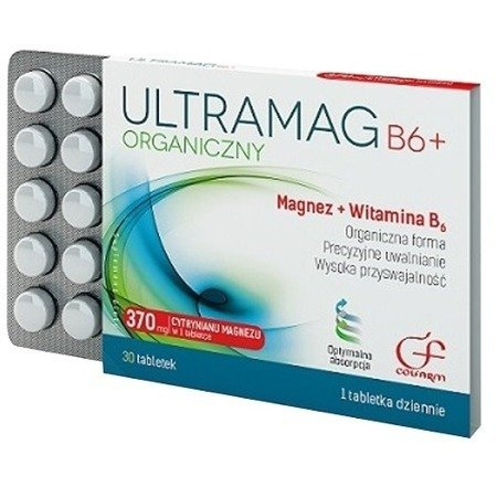 Ultramag B6+ x 30 tabletek