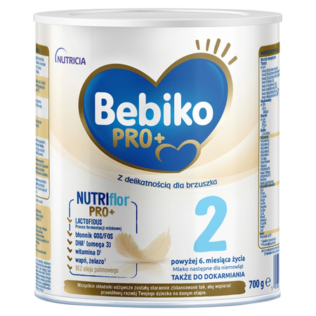 Bebiko Pro+ 2 Mleko następne 700g DATA WAŻNOŚCI 11.2024r.