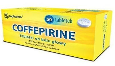 Coffepirine (450mg + 50mg) tabletki, 50 sztuk