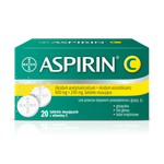 Aspirin C tabletki musujące, 20 sztuk
