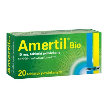 Amertil Bio 10mg, tabletki powlekane, 20 sztuk