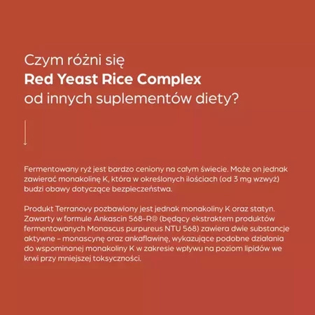 TERRANOVA Red Yeast Rice Complex kapsułki, 50sztuk