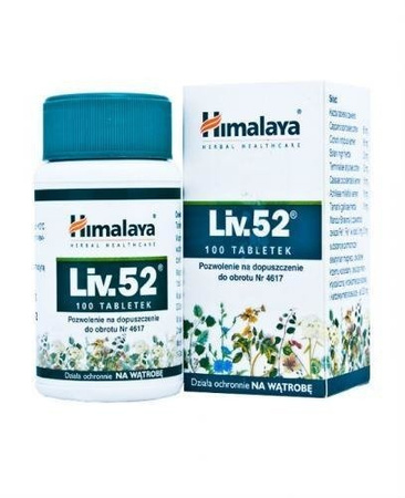 Himalaya Liv.52, 100 tabletek