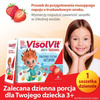 VISOLVIT JUNIOR Truskawka dla dzieci po 3 r.ż., musujący proszek o smaku truskawkowym x 30 saszetek DATA WAŻNOŚCI 12.2024r.  