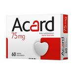 ACARD 75mg x 60 tabletek dojelitowych