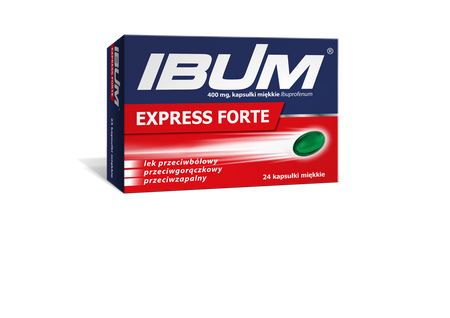 IBUM EXPRESS FORTE 400 mg, 24 kapsułek miękkich