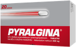 PYRALGINA 500 mg x 20 tabletek