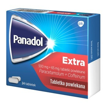 PANADOL EXTRA x 24 tabletek powlekanych