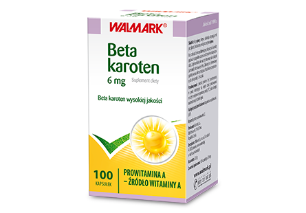 BETA KAROTEN 6 mg x 100 kapsułek