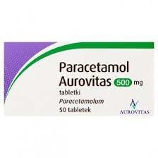 PARACETAMOL Aurovitas 500mg x 50 tabletek