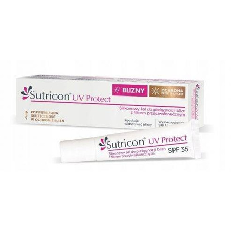 Sutricon UV Protect SPF35 Silikonowy żel na blizny, 15ml