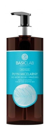 BASICLAB Płyn micelarny do skóry suchej i wrażliwej 500 ml